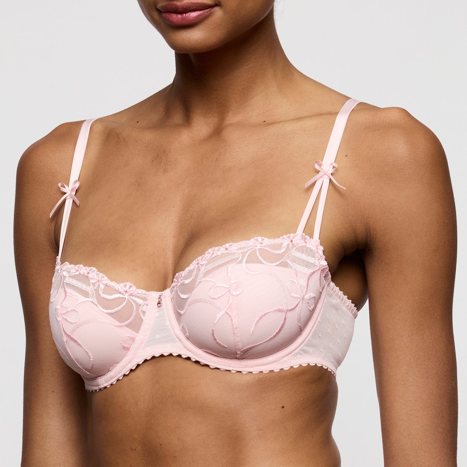Marie Jo Noova Padded Balcony Bra alternate view in Gardenia Rose