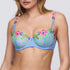 Marie Jo Odilly Balcony Bra front view in Santorini Blue
