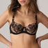Marie Jo Sancha Balcony Bra front view in Black