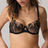 Marie Jo Sancha Padded Balcony Bra front view in Black