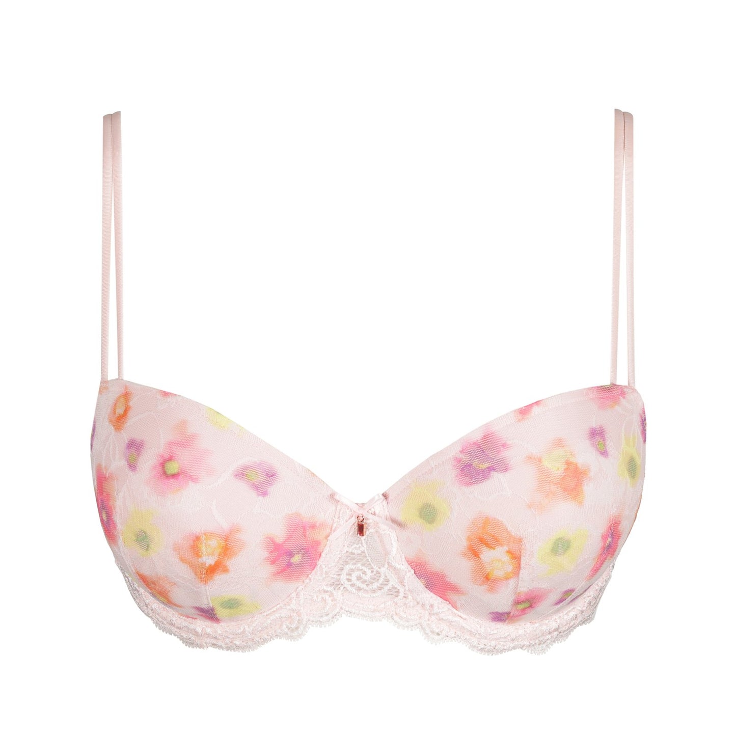 Marie Jo Selyna Padded Balcony Bra detail view in Gardenia Rose