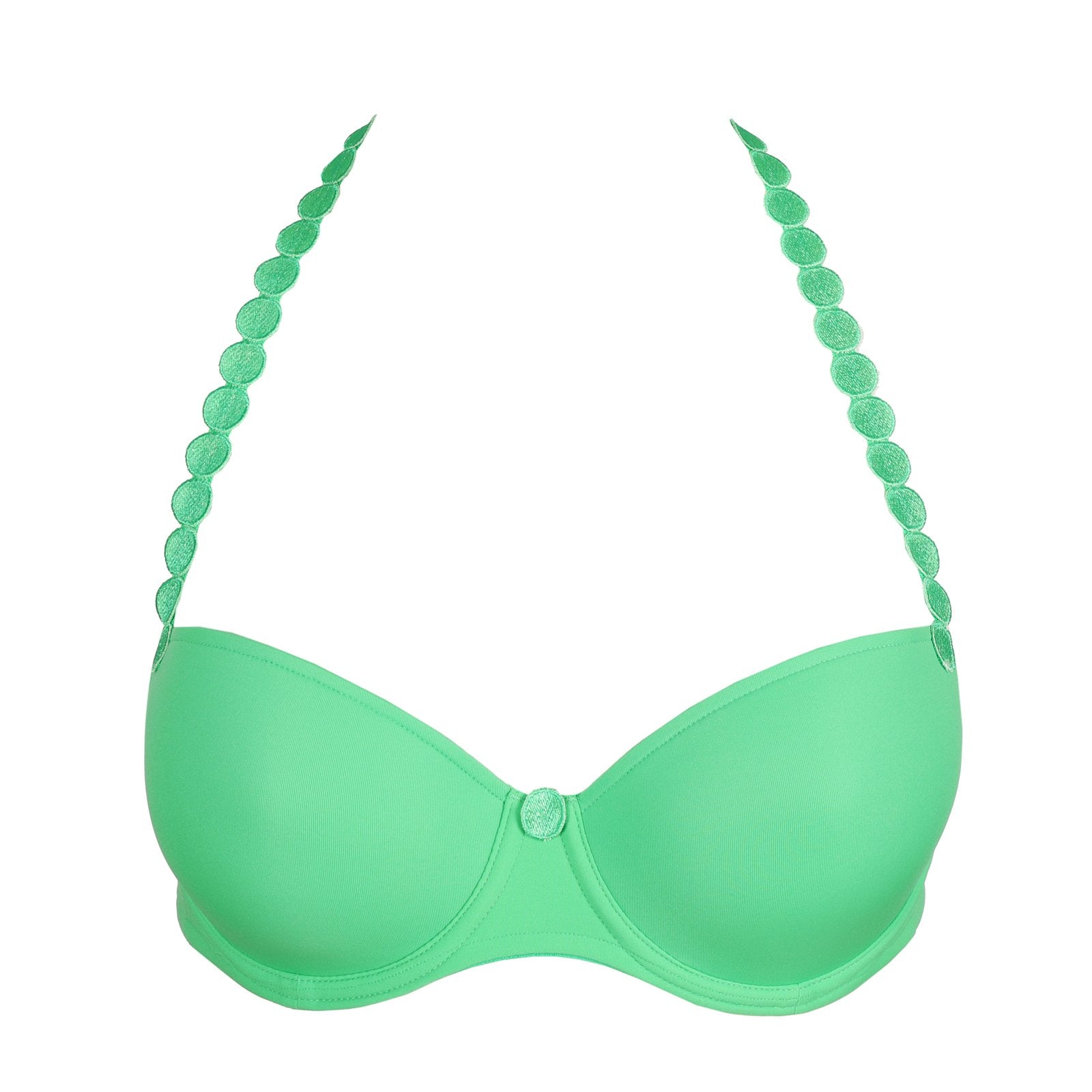 Marie Jo Tom Balcony Bra detail view in Lush Green