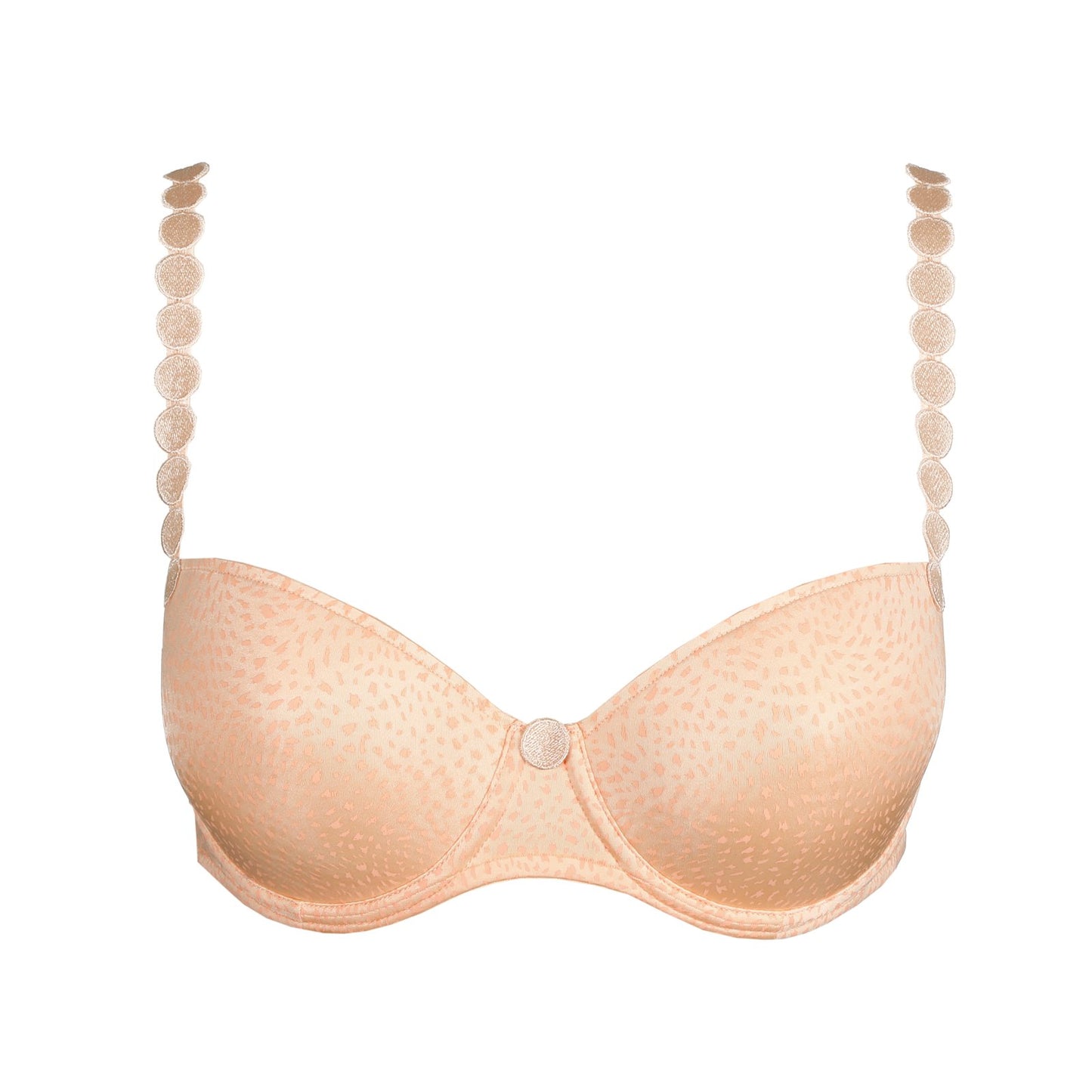 Marie Jo Tom Balcony Bra detail view in Peach Whisper