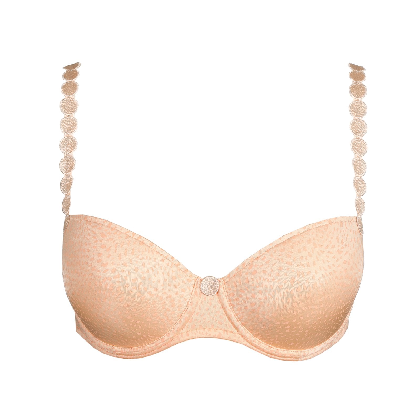 Marie Jo Tom Balcony Bra detail view in Peach Whisper