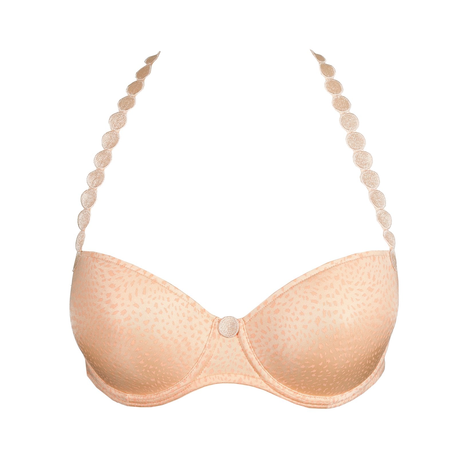 Marie Jo Tom Balcony Bra detail view in Peach Whisper