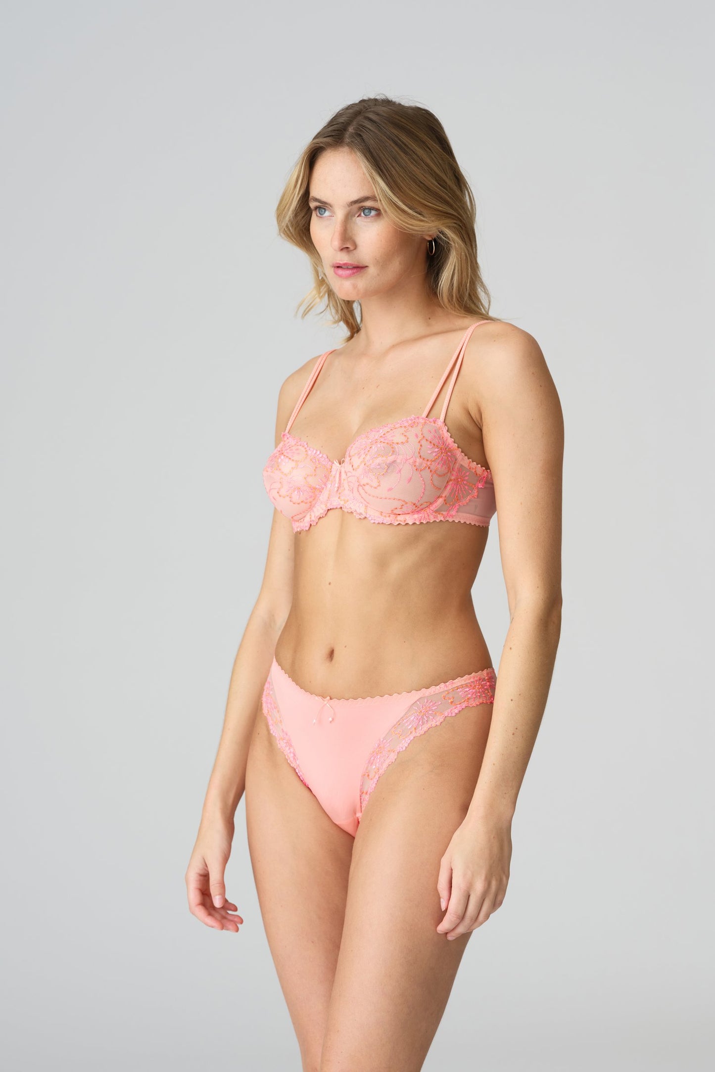 Marie Jo Jane Padded Balcony Bra styled on model in Florida