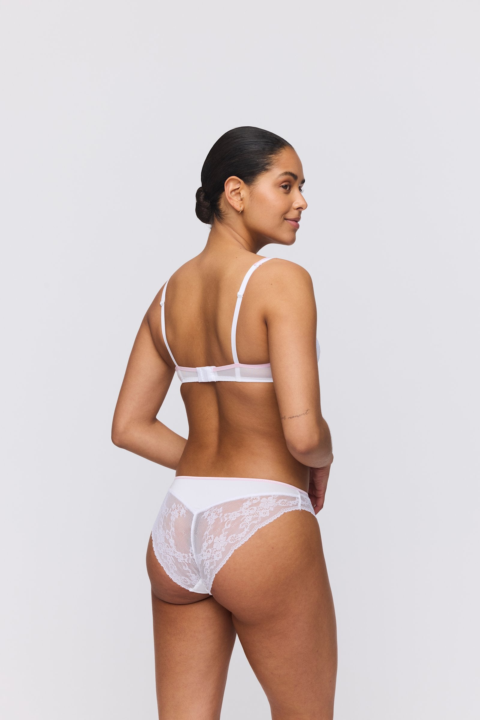 Marie Jo Lizelot Rio Brief styled on model in White