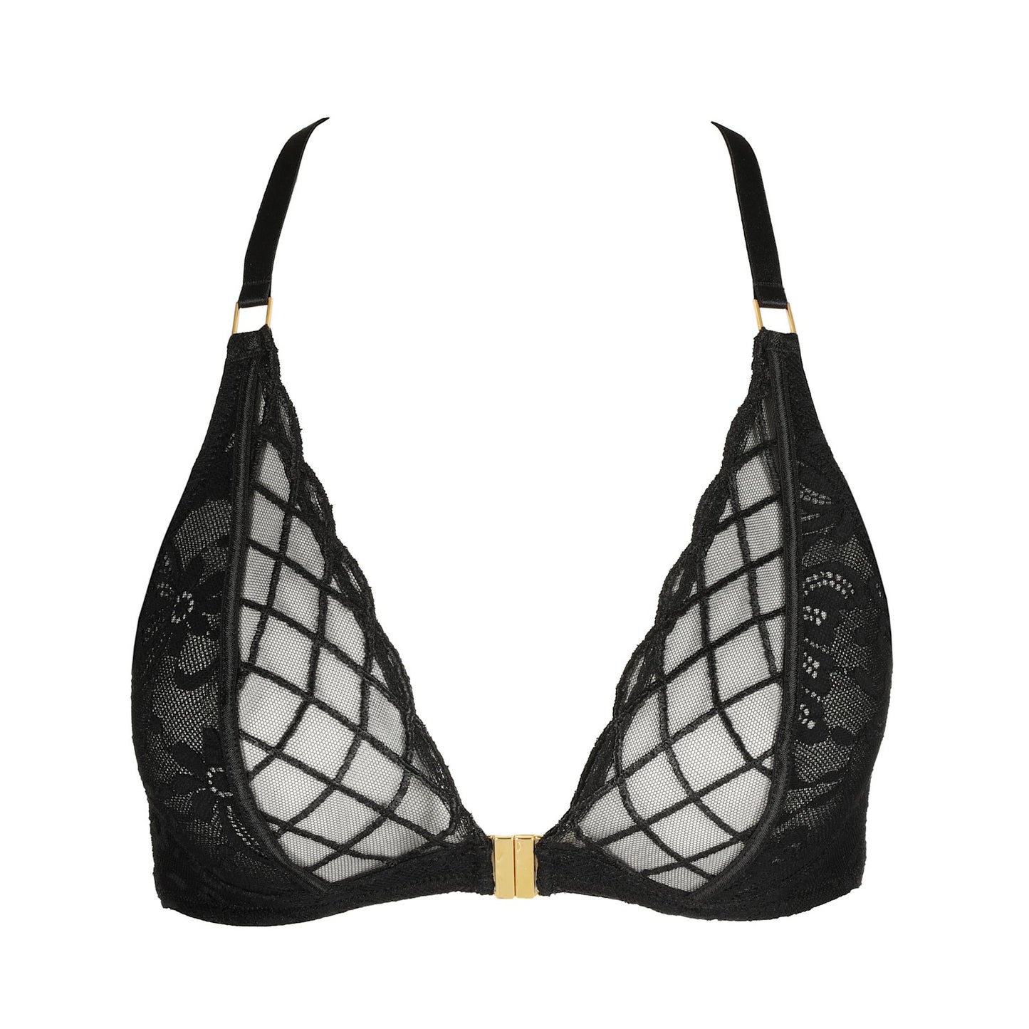 Marie Jo Aven Bralette detail view in Black