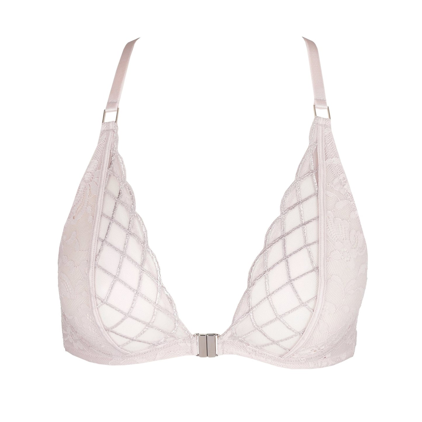 Marie Jo Aven Bralette detail view in Marble