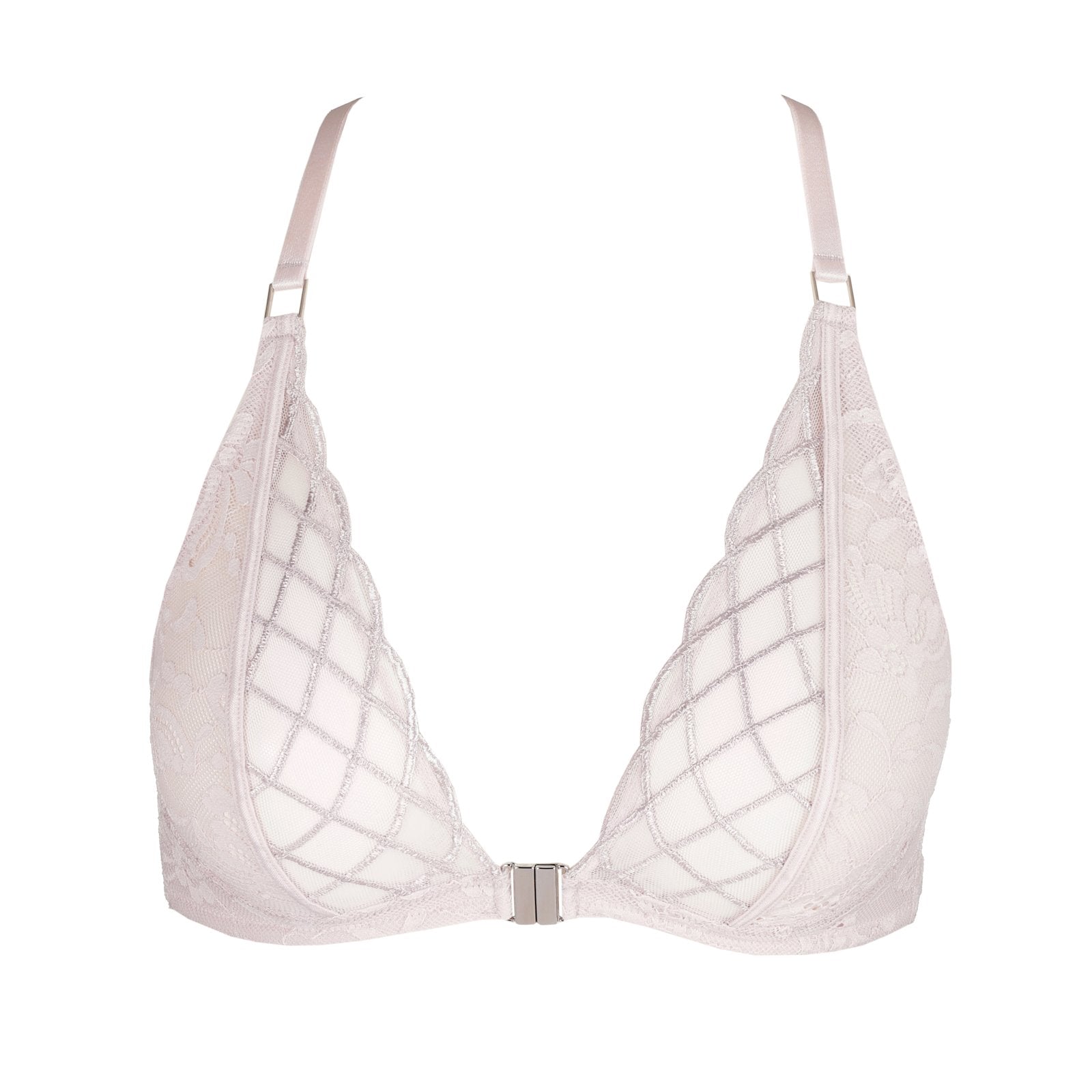 Marie Jo Aven Bralette detail view in Marble