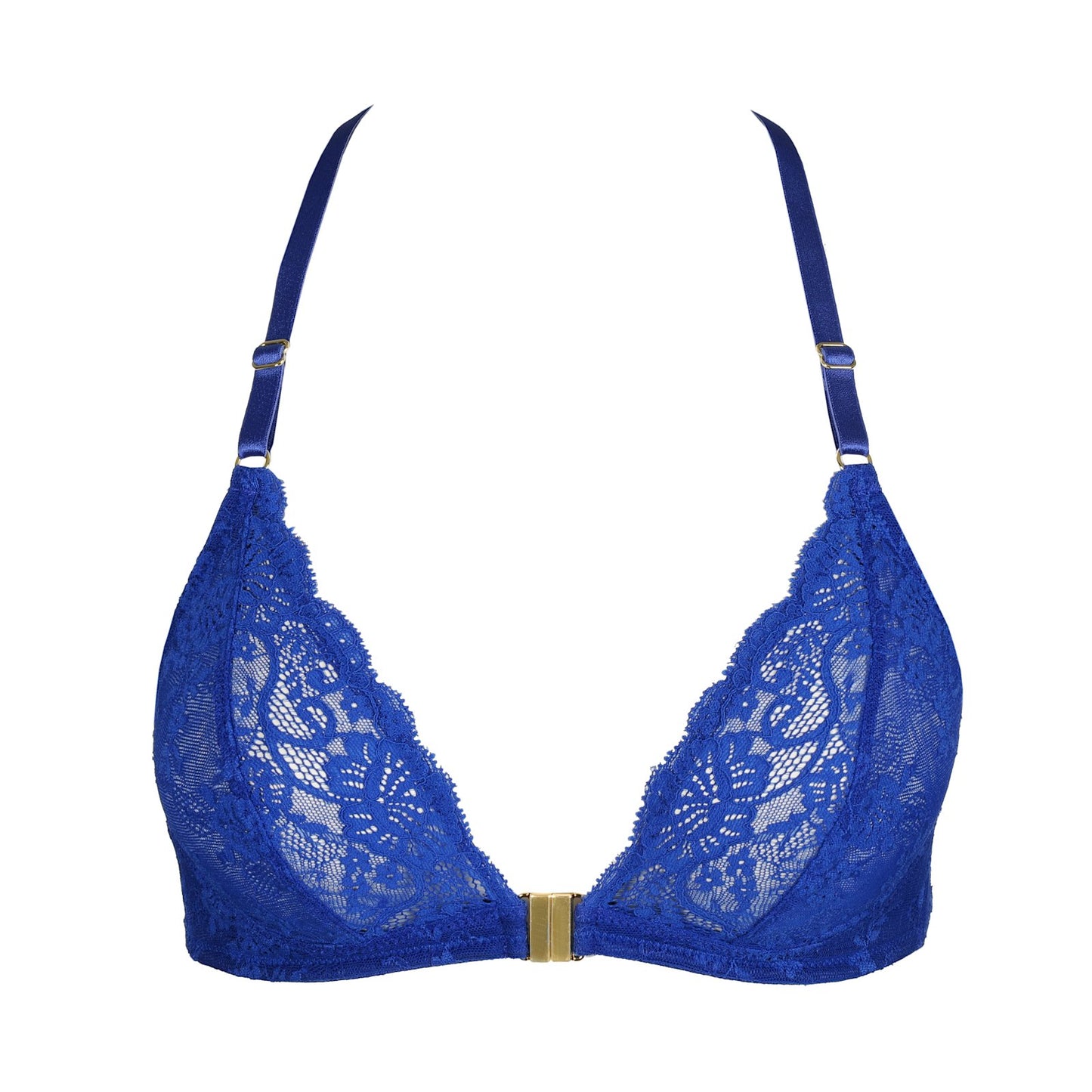 Marie Jo Melipha Bralette detail view in Blue Print