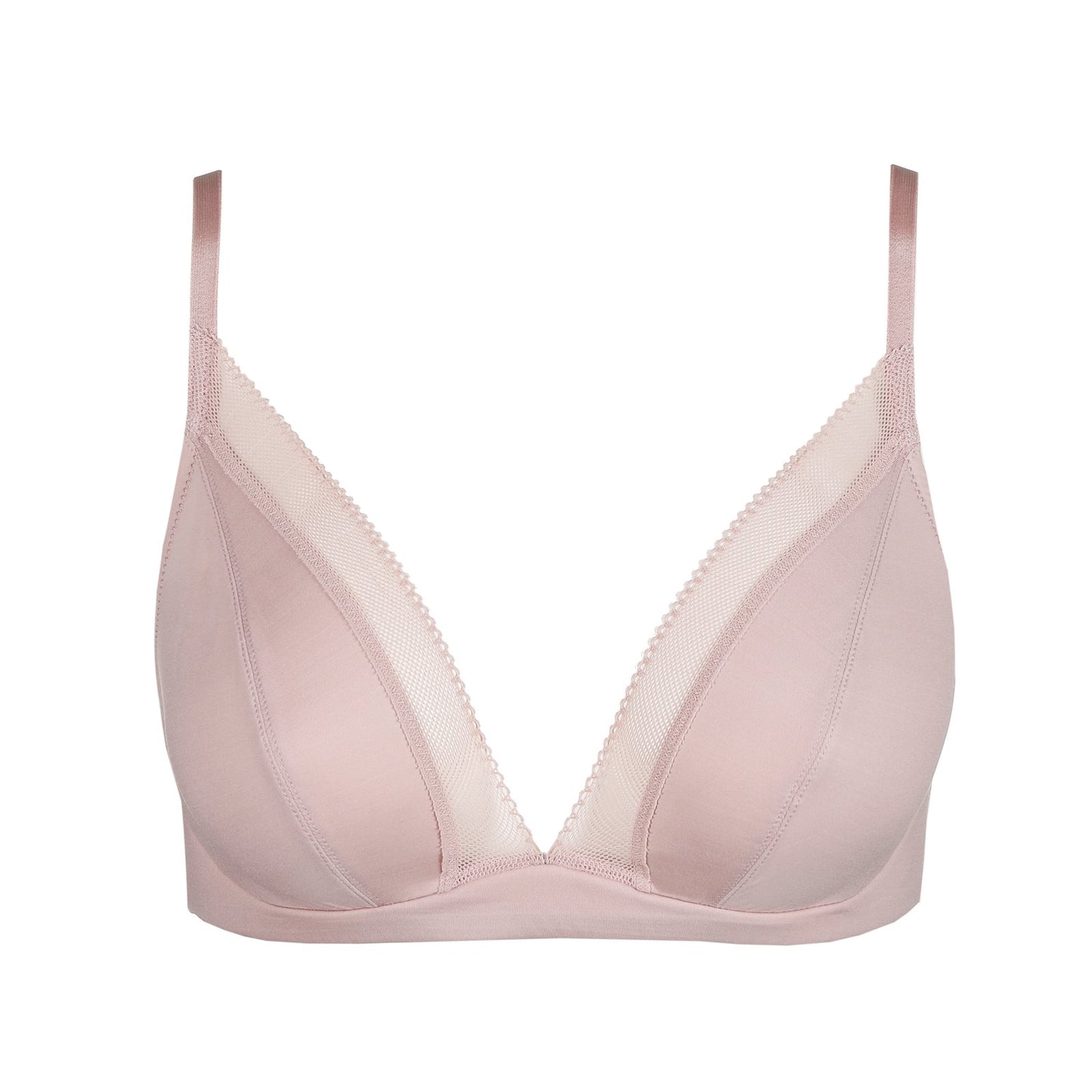 Marie Jo Milao Bralette detail view in Shadow Grey