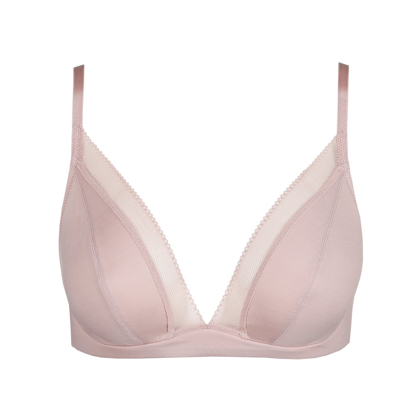 Marie Jo Milao Bralette detail view in Shadow Grey