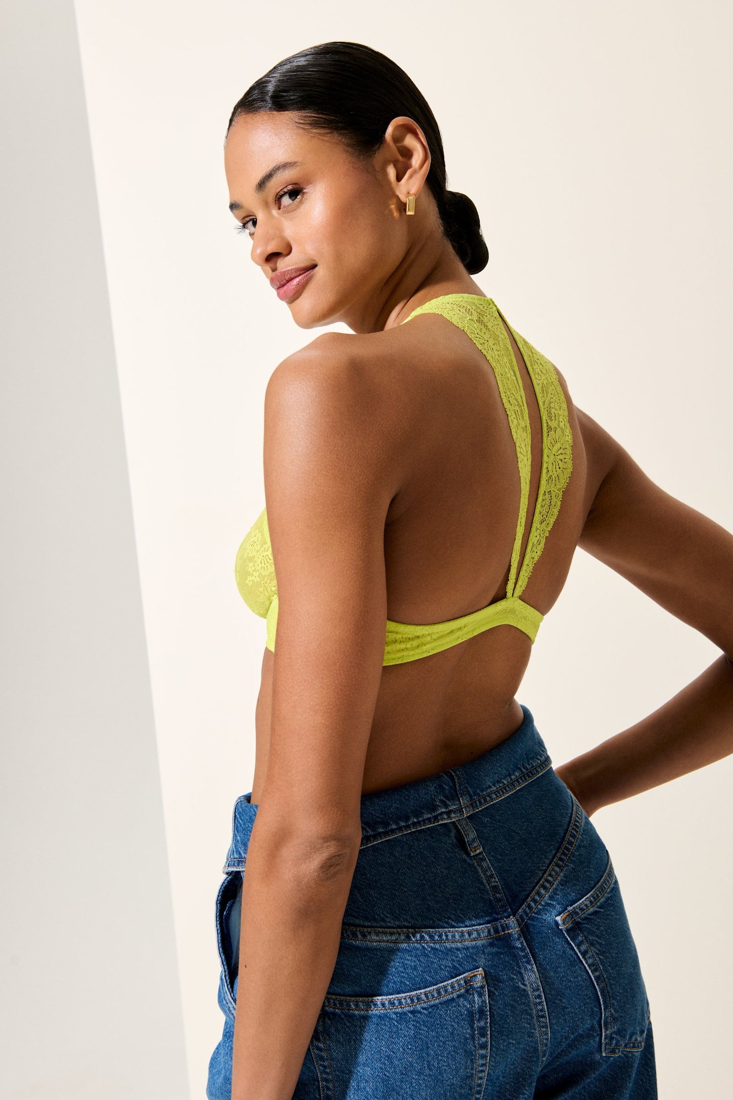 Marie Jo Melipha Hotpant styled view in Wild Citrus
