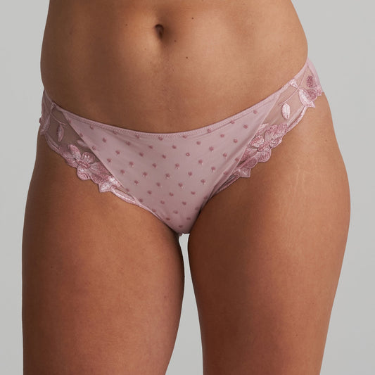 Marie Jo Agnes Rio Brief front view in Vintage Pink