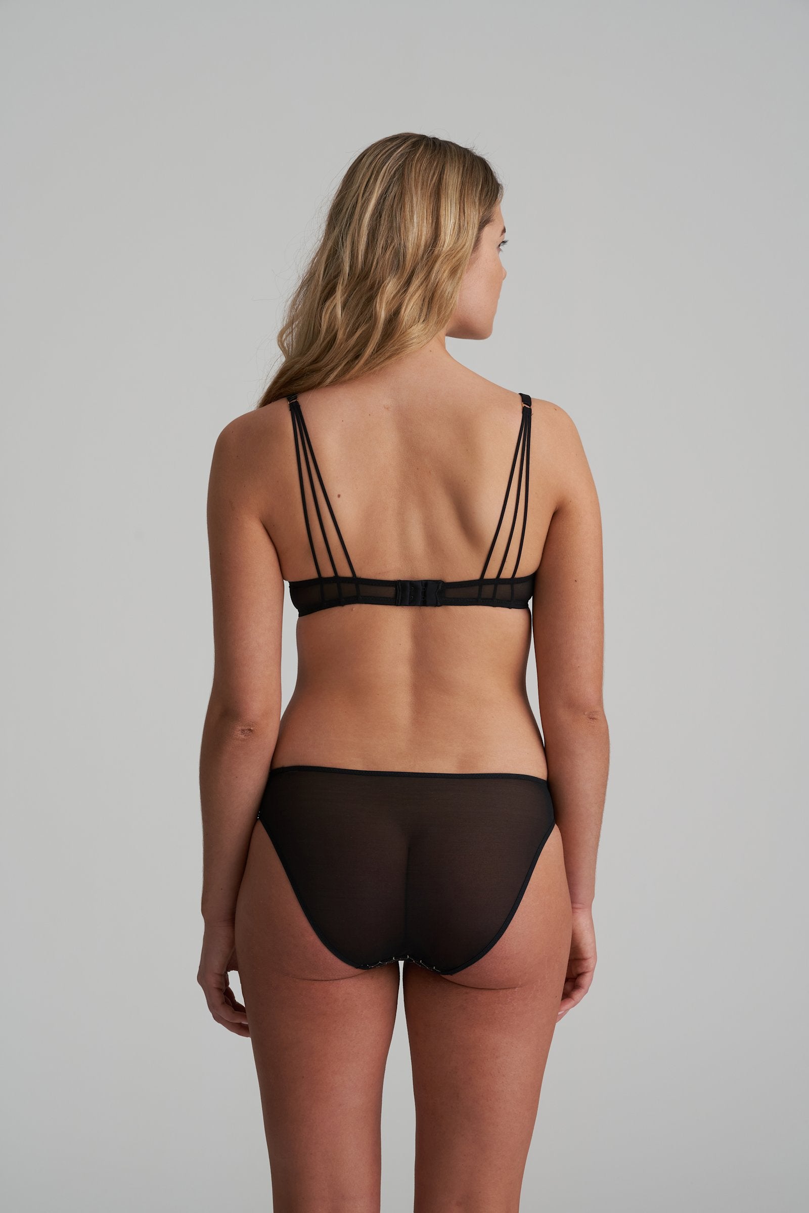 Marie Jo Colima Rio Brief styled on model in Black