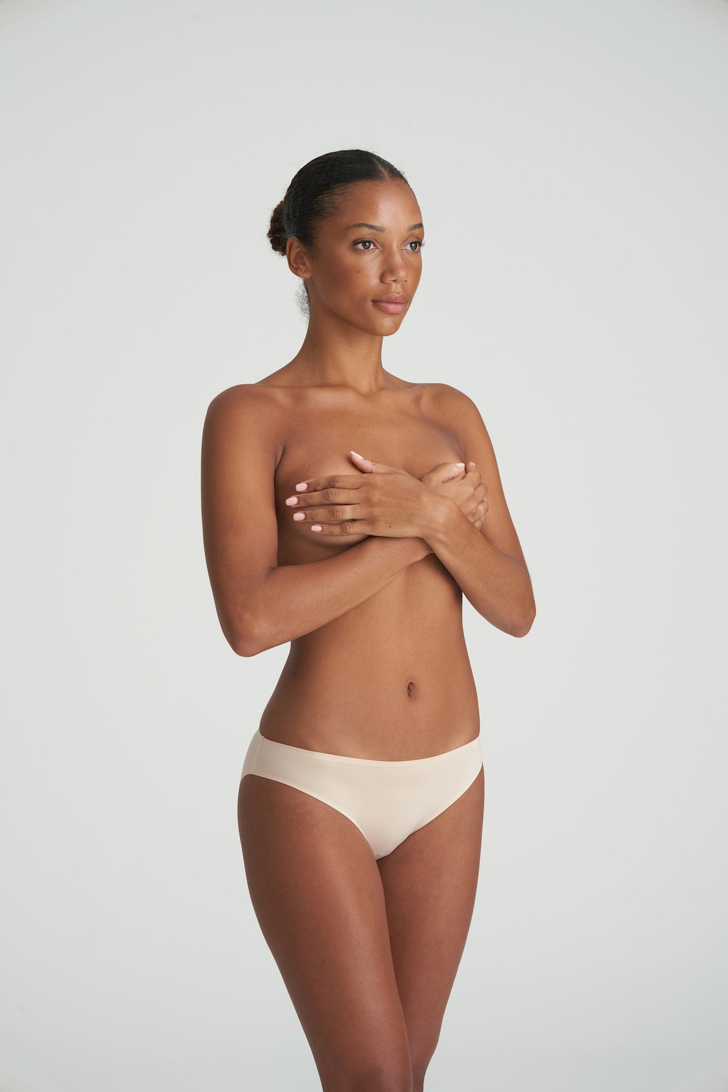 Marie Jo Color Studio Brief styled on model in Caffé Latte