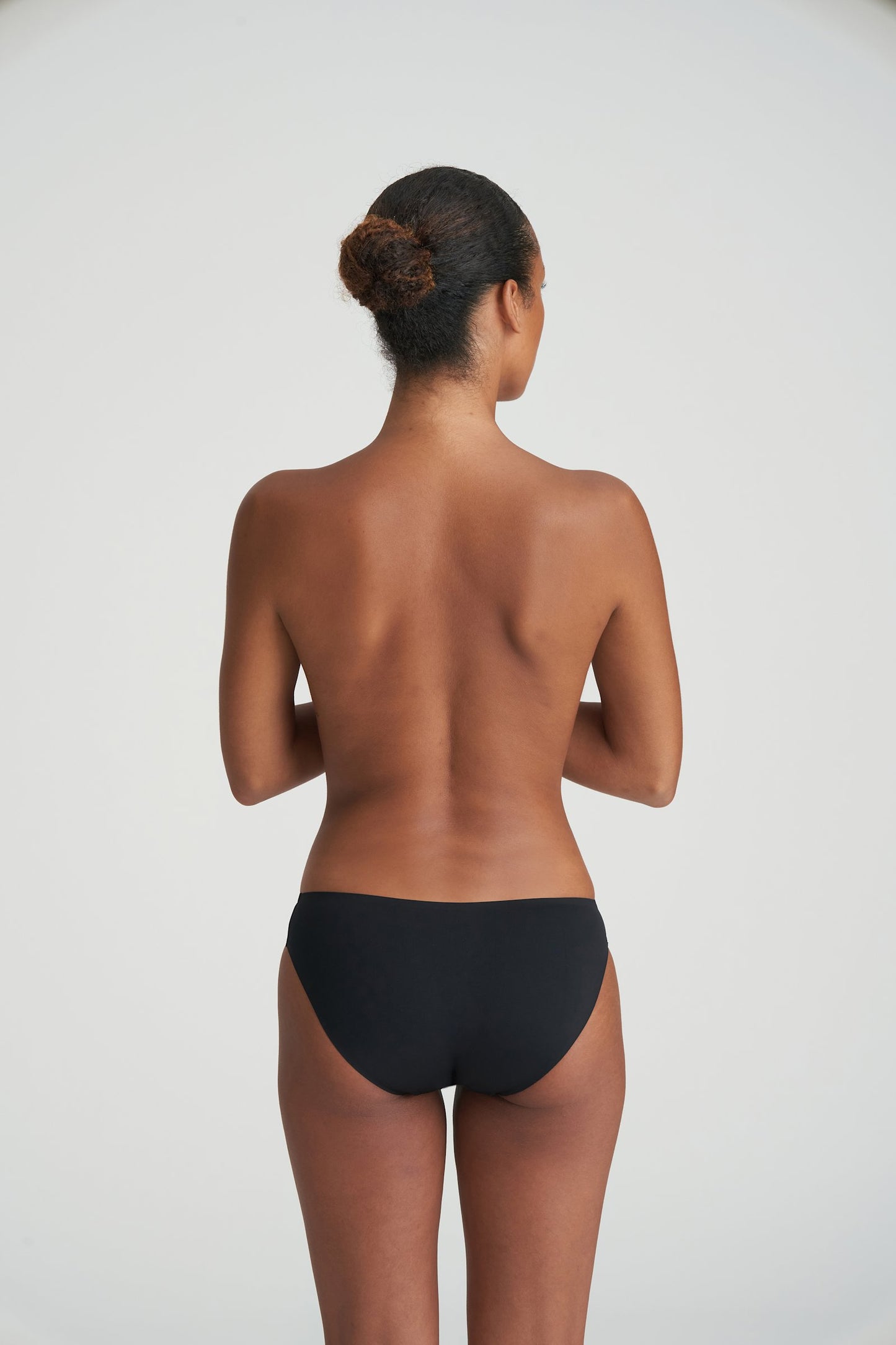 Marie Jo Color Studio Brief styled on model in Black