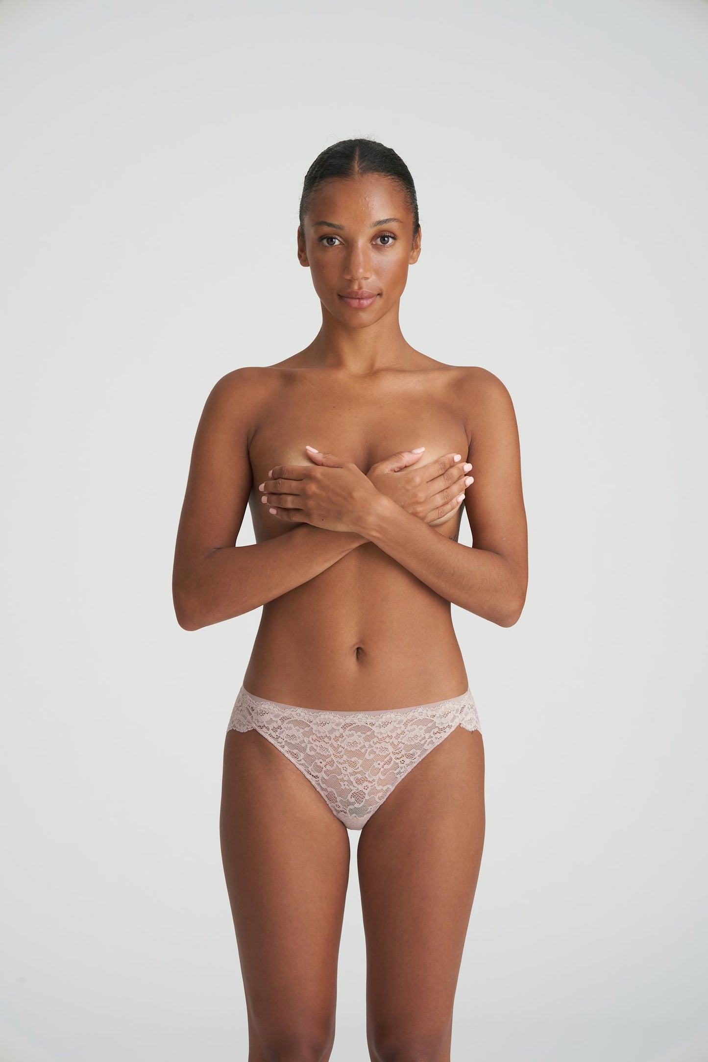Marie Jo Color Studio Brief styled on model in Patine