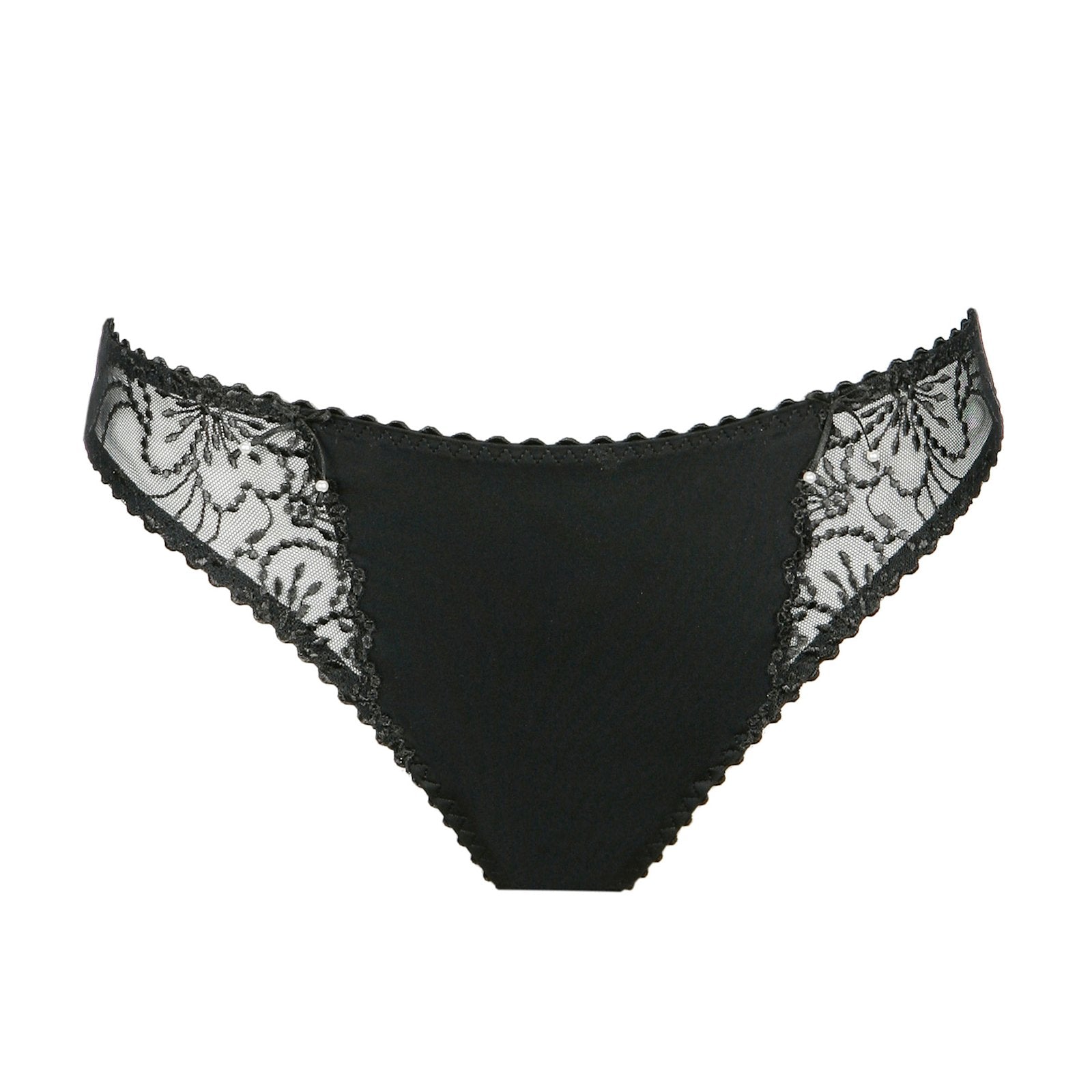 Marie Jo Jane Brief detail view in Black