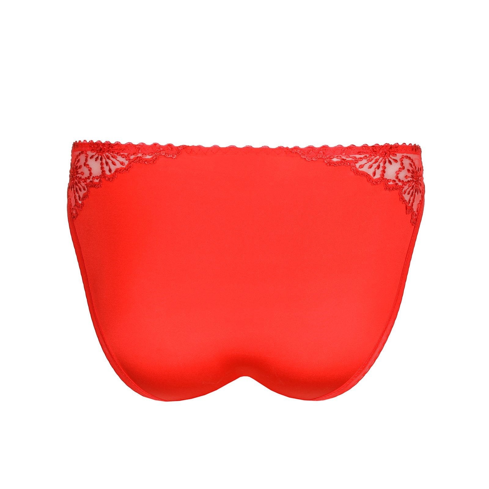 Marie Jo Jane Brief detail view in True Red