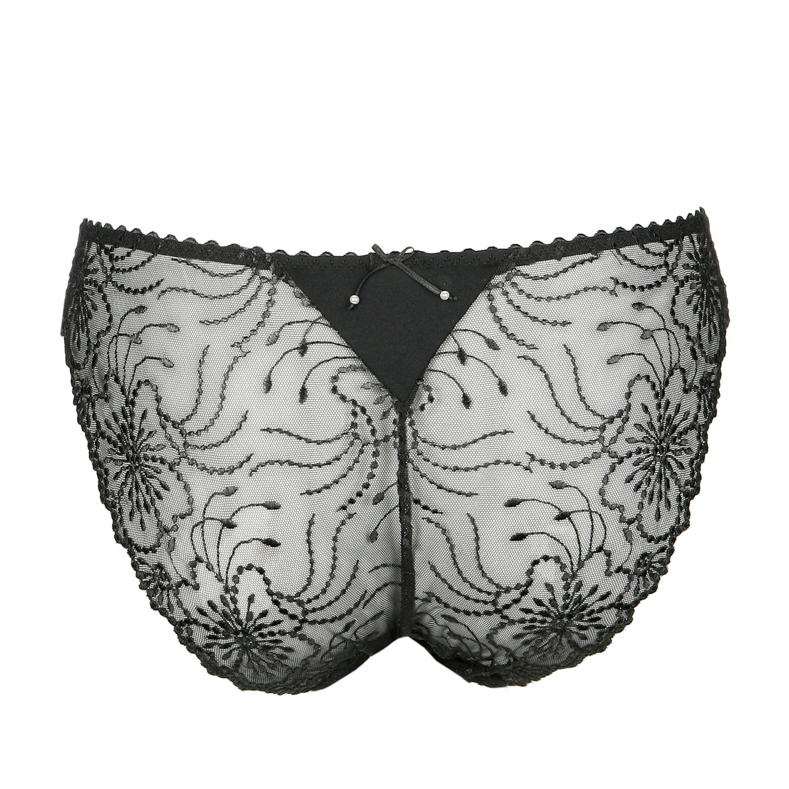 Marie Jo Jane Brief detail view in Black