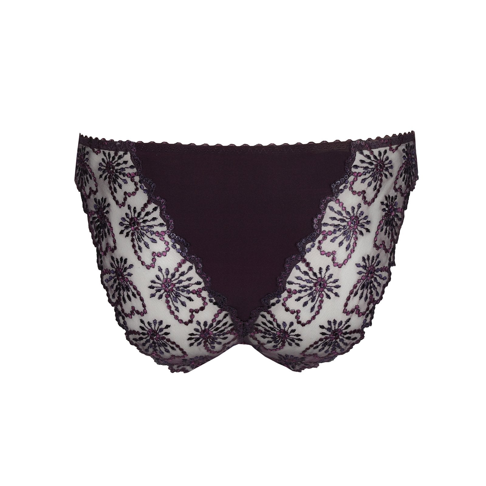 Marie Jo Jane Brief detail view in Amethyst