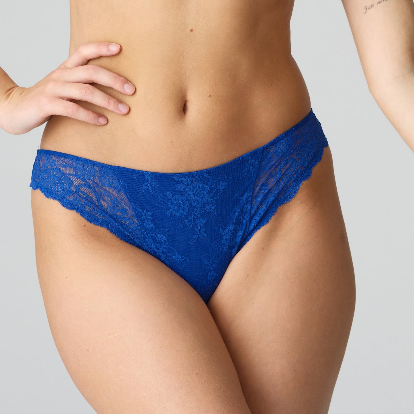 Marie Jo Melipha Rio Brief front view in Blue Print