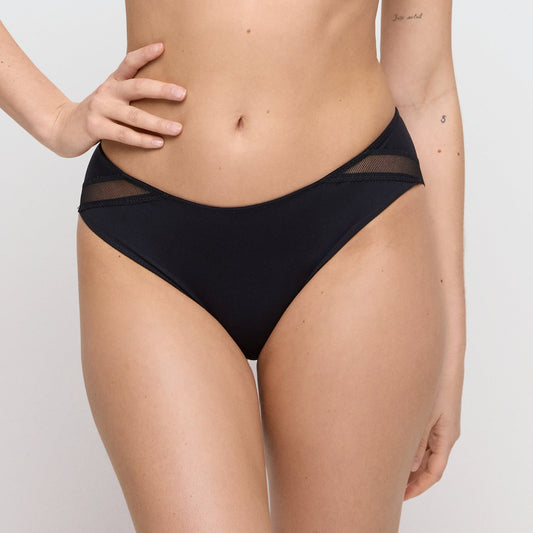 Marie Jo Milao Rio Brief front view in Black