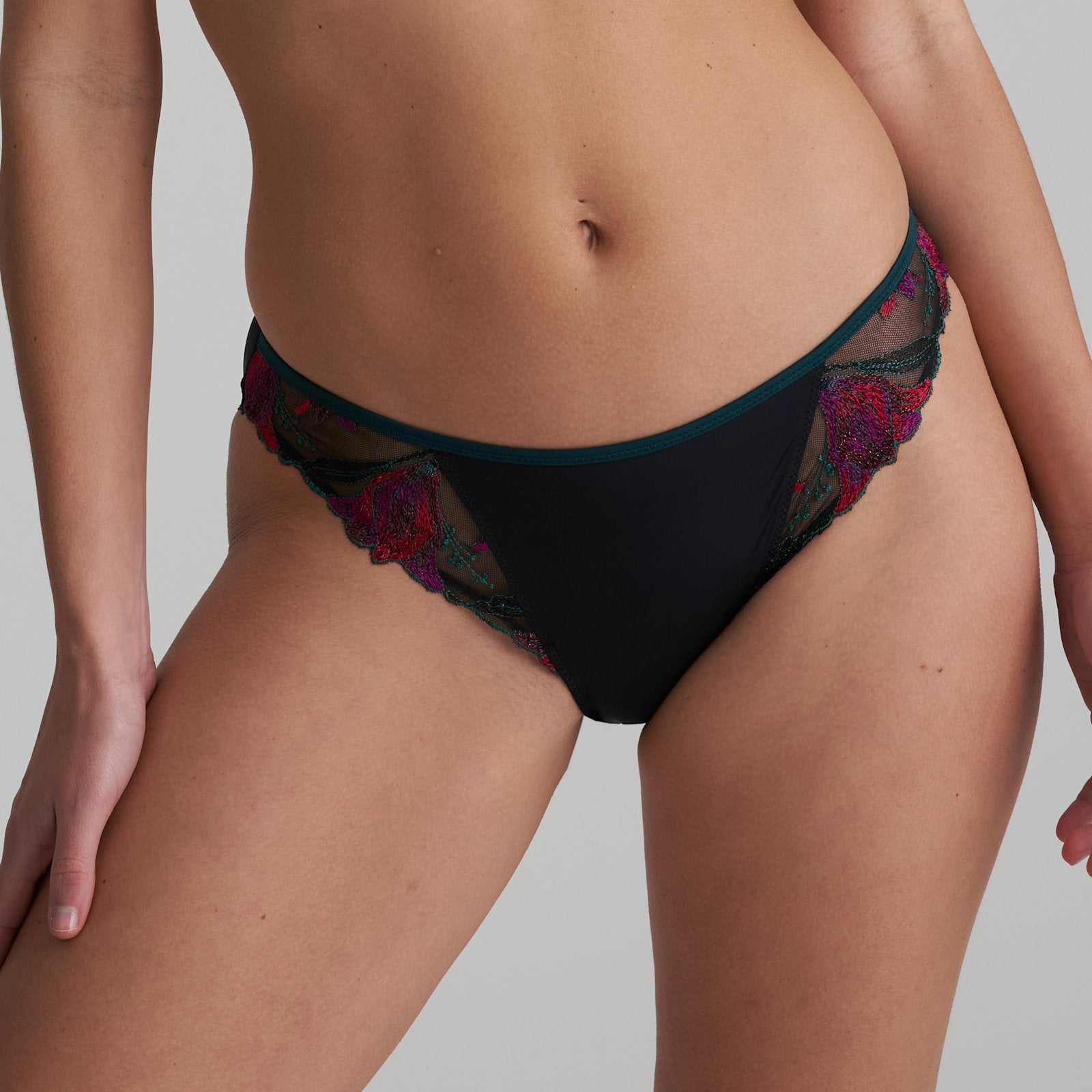 Marie Jo Yoly Rio Brief front view in Jewel Green