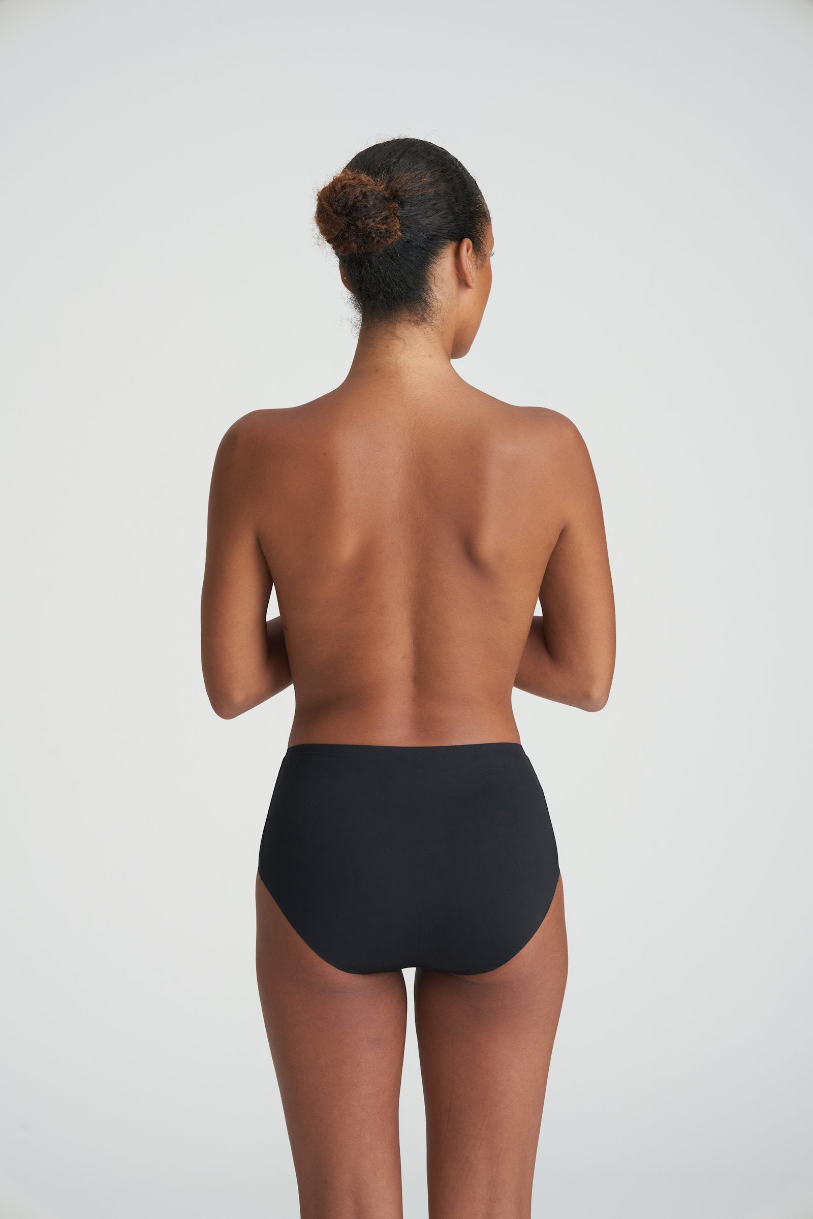 Marie Jo Color Studio Brief styled on model in Black