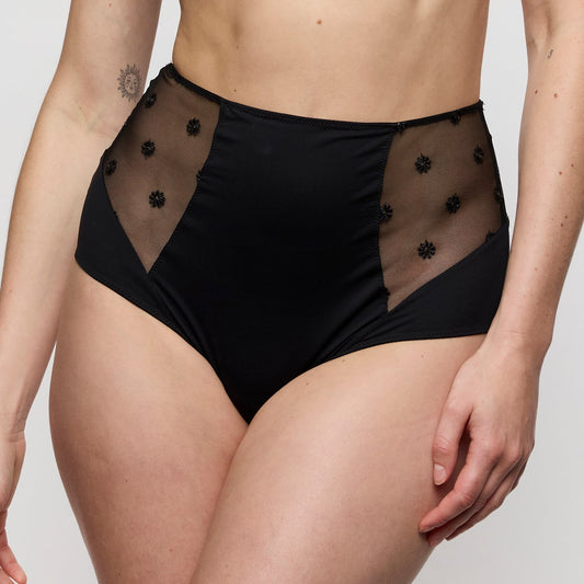 Marie Jo Daisy Full Brief front view in Black