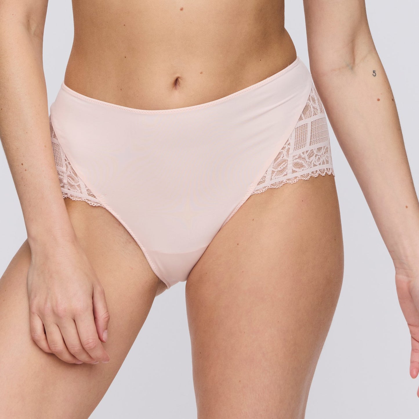 Marie Jo Jadei Full Brief front view in Glossy Pink