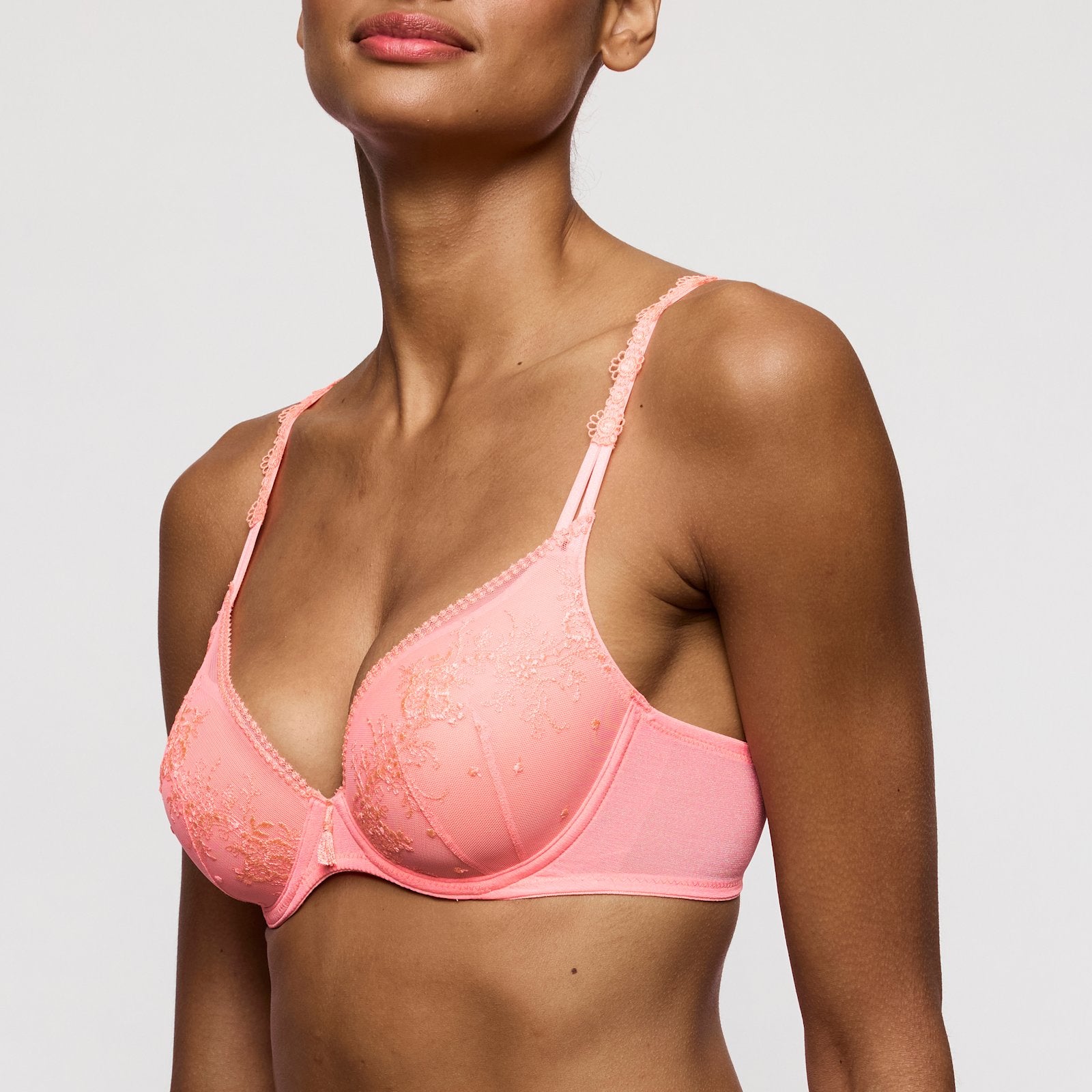 Marie Jo Annaelle Padded Heartshape Bra alternate view in Neon Peach