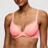 Marie Jo Annaelle Padded Heartshape Bra front view in Neon Peach