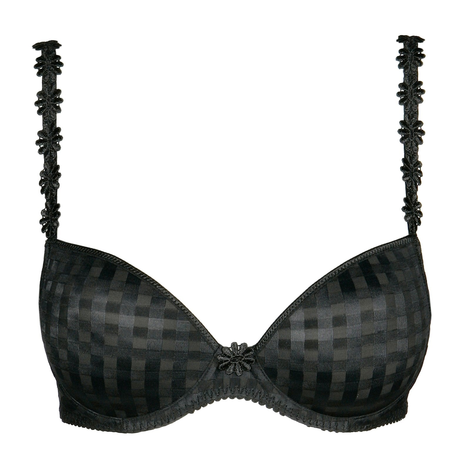 Marie Jo Avero Plunge Bra detail view in Black