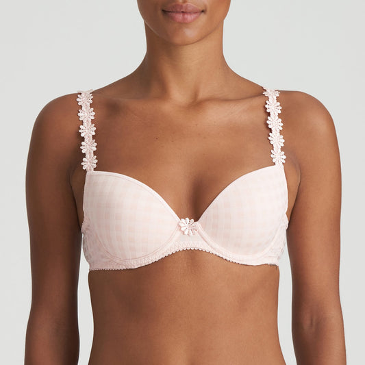 Marie Jo Avero Plunge Bra front view in Pearly Pink
