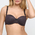 Marie Jo Avero Balcony Bra front view in Sweet Chocolate