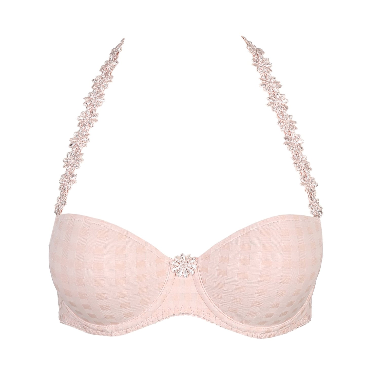 Marie Jo Avero Balcony Bra detail view in Pearly Pink