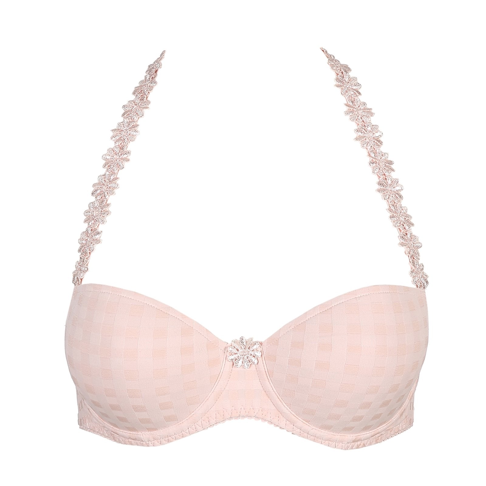 Marie Jo Avero Balcony Bra detail view in Pearly Pink