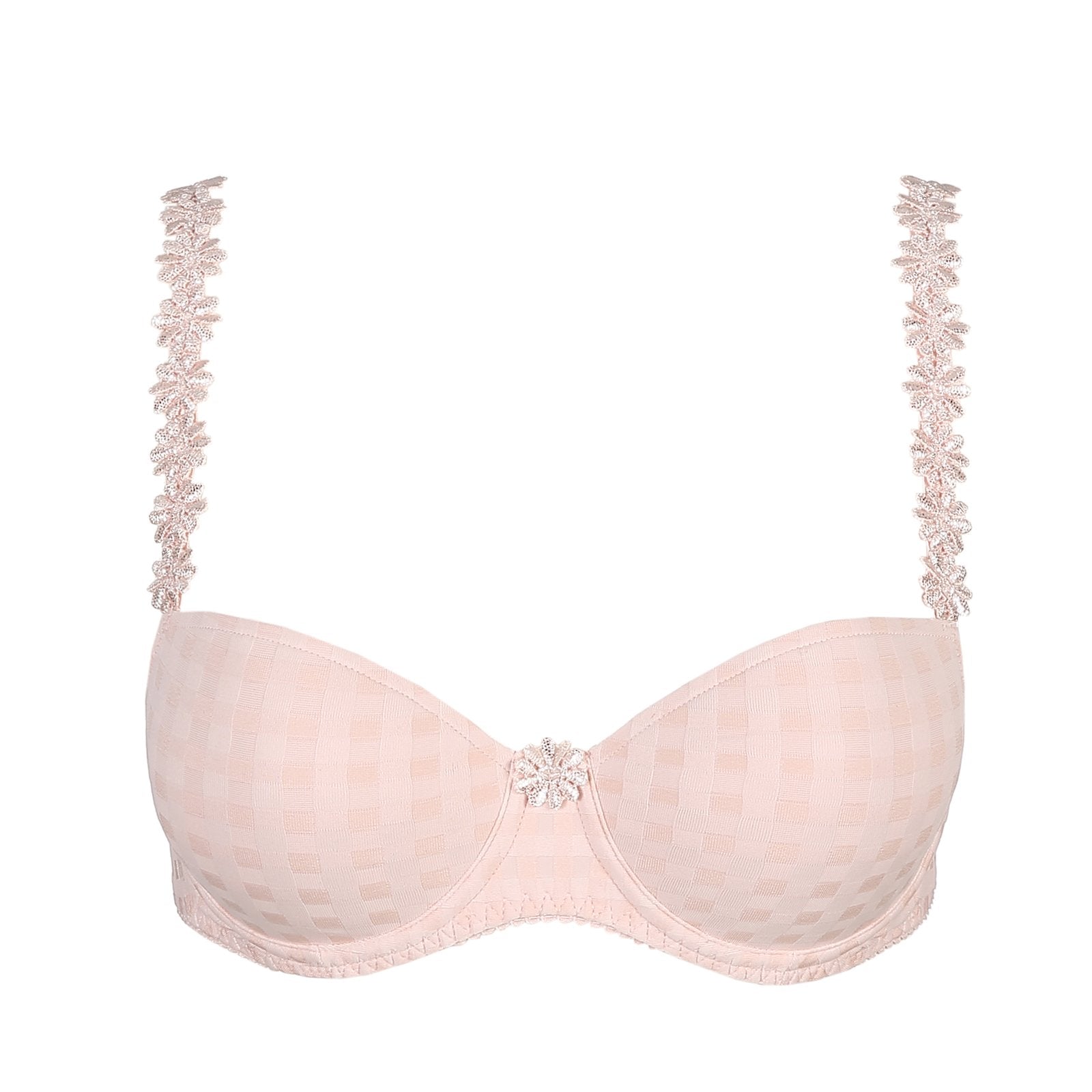 Marie Jo Avero Balcony Bra detail view in Pearly Pink