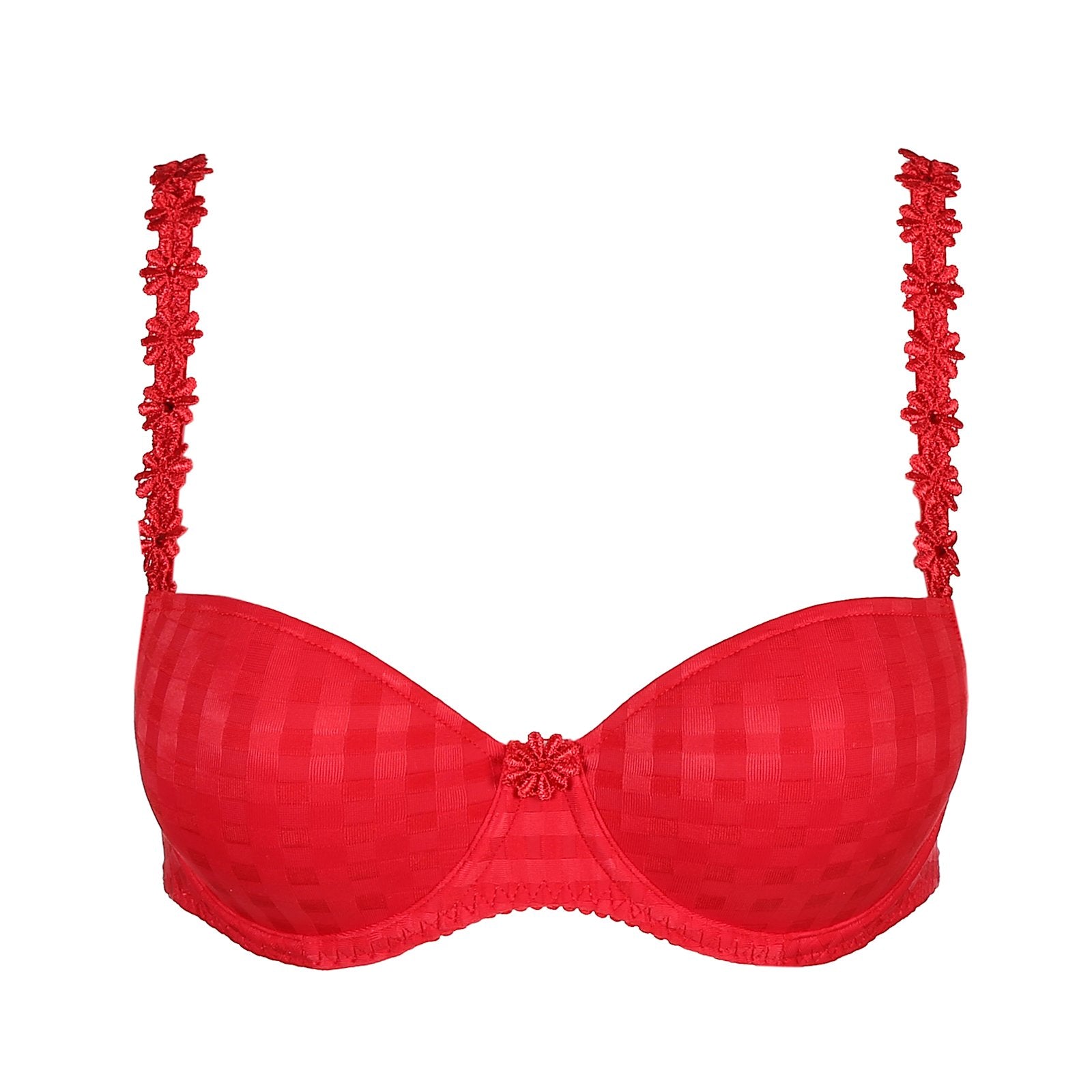 Marie Jo Avero Balcony Bra detail view in Scarlet