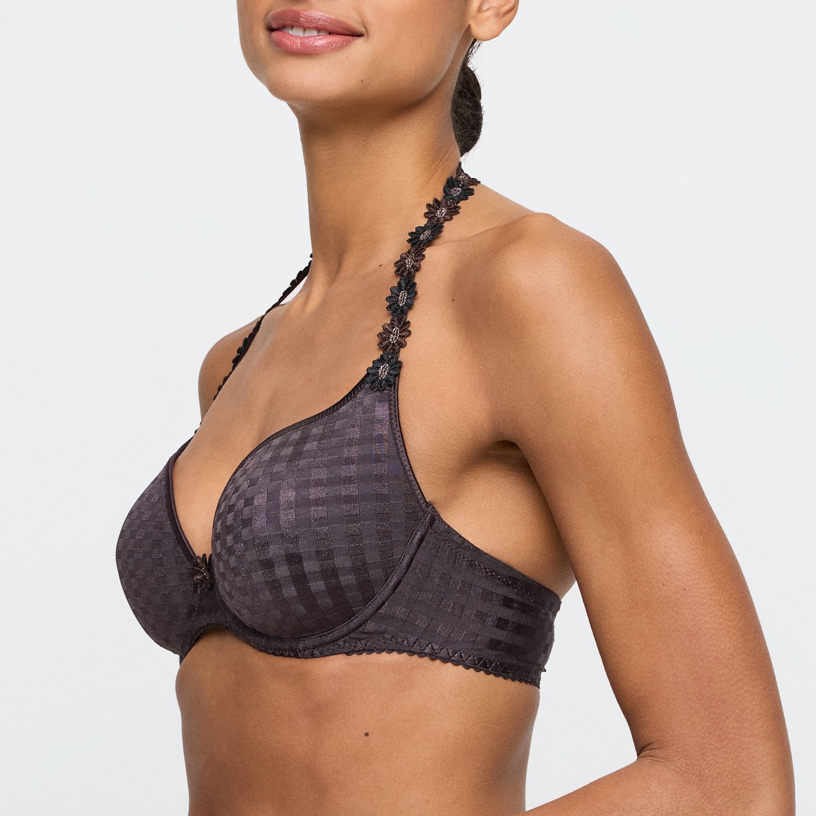 Marie Jo Avero Full Cup Bra detail view in Sweet Chocolate