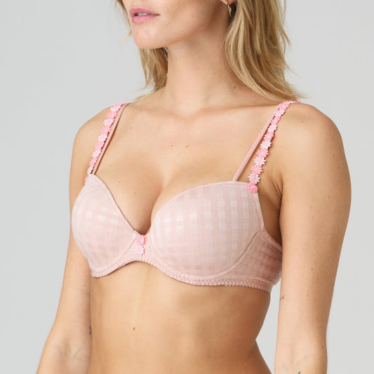 Marie Jo Avero Tiny Padded Plunge Bra alternate view in Powder Rose