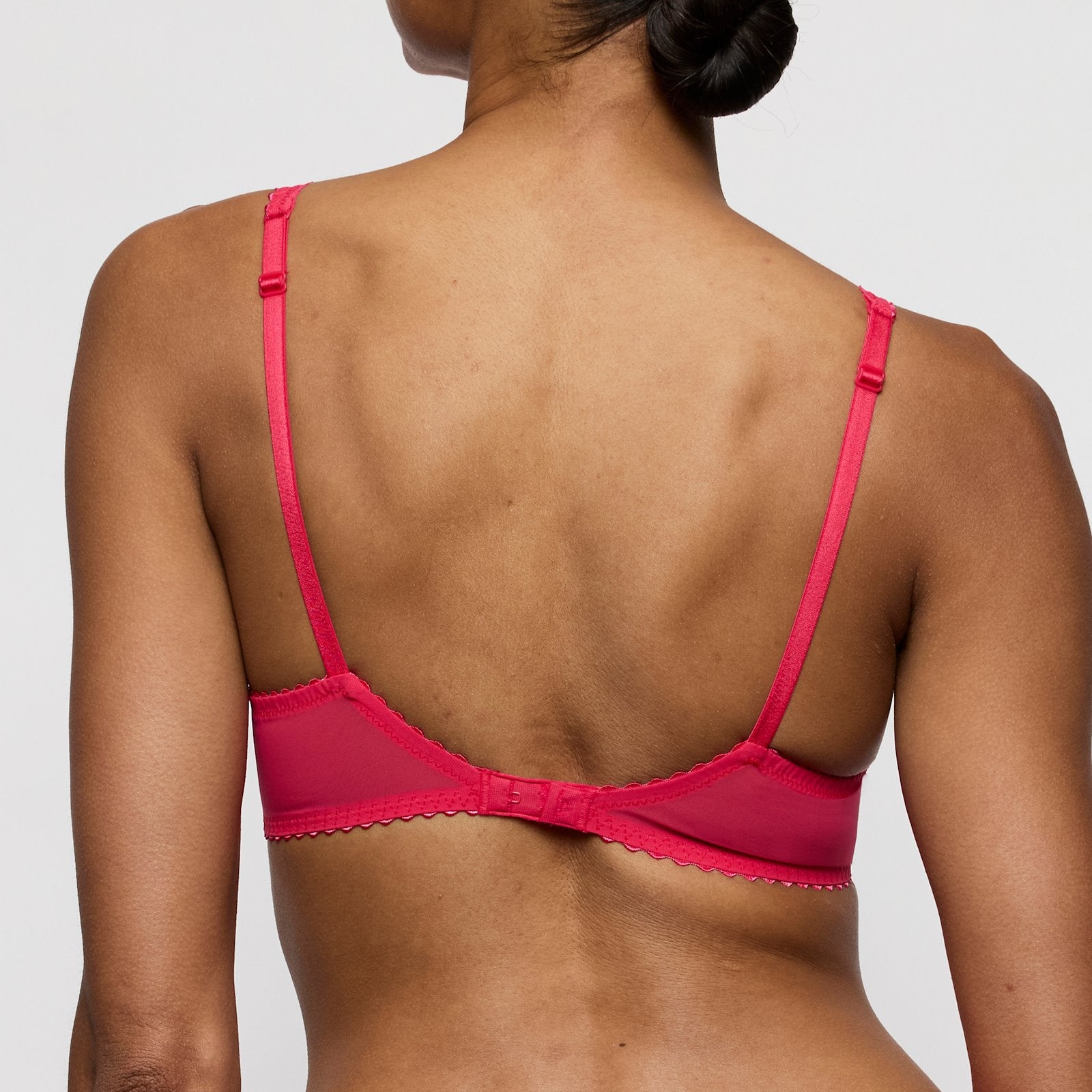 Marie Jo Azelie Padded Plunge Bra alternate view in Raspberry