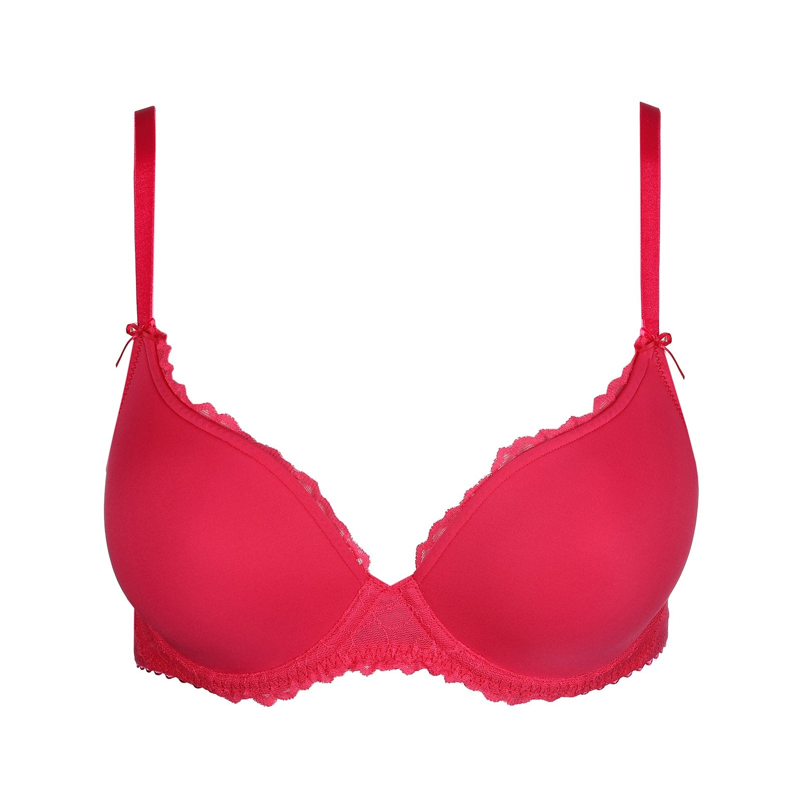 Marie Jo Azelie Padded Heartshape Bra detail view in Raspberry