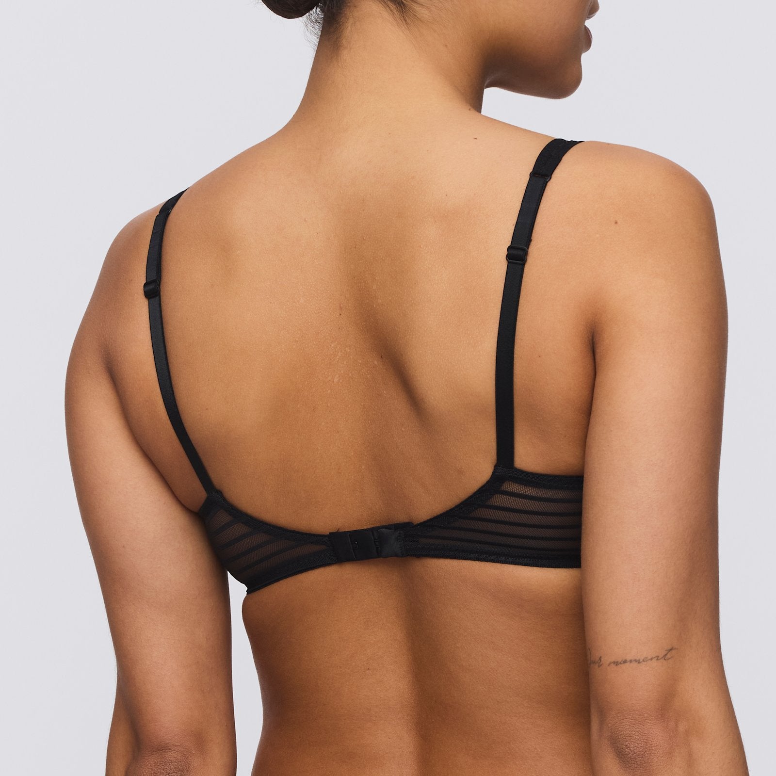Marie Jo Basyl Padded Plunge Bra alternate view in Black
