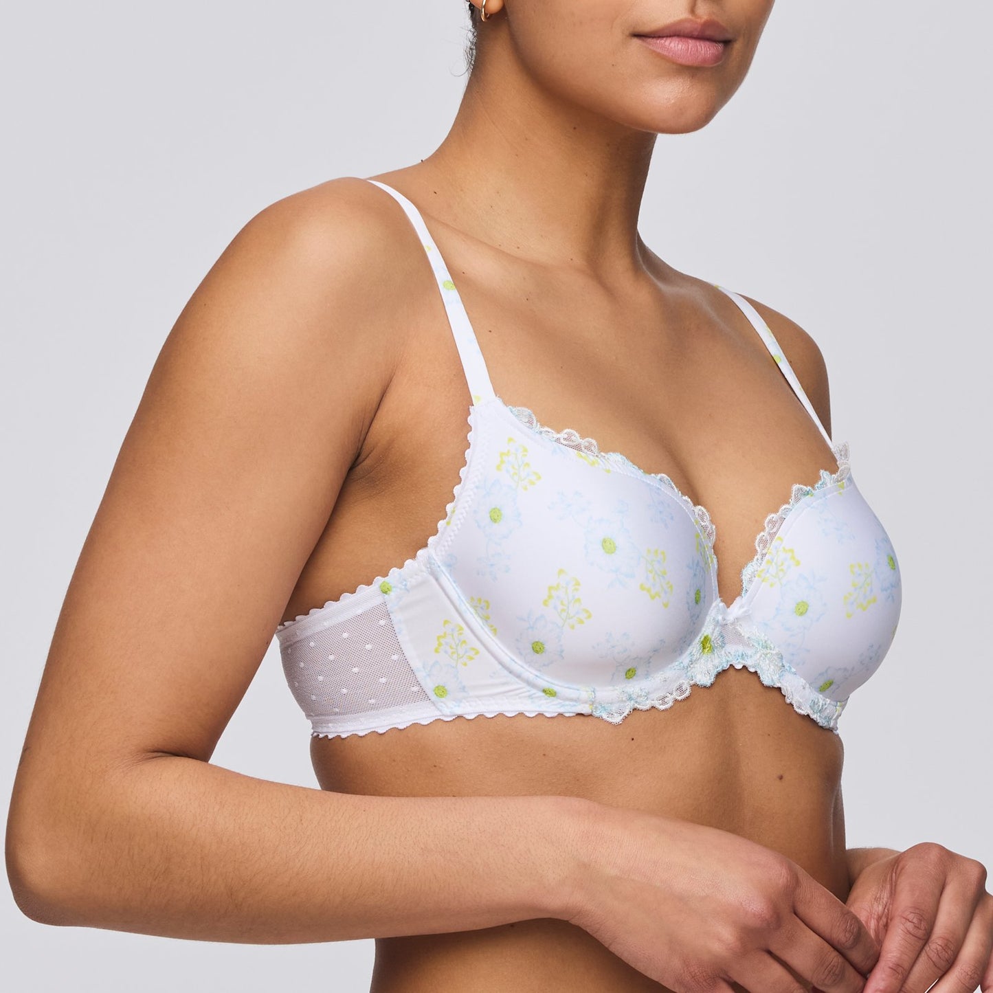 Marie Jo Chen Padded Heartshape Bra alternate view in White Yacht