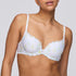 Marie Jo Chen Padded Heartshape Bra front view in White Yacht