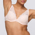 Marie Jo Cyrile Padded Plunge Bra front view in Crystal Pink